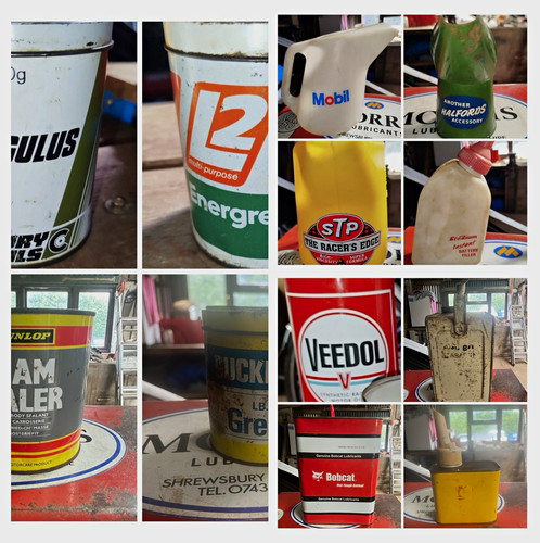 Job lot vintage oil - job,