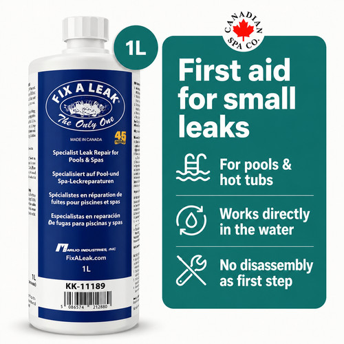 Fix leak hot tub pool - leak, &
