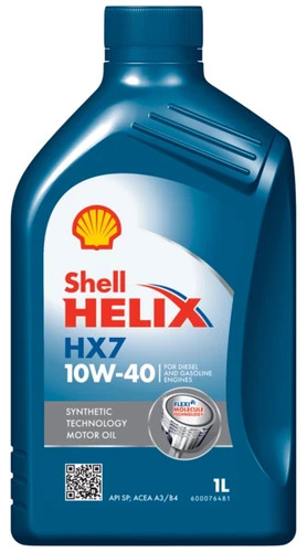 Shell helix hx7 10w semi - shell,
