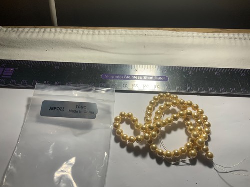 Lemon shell pearl - pearl, rounds