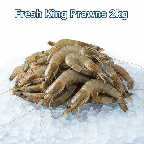 Fresh king prawns 2kg large - king,