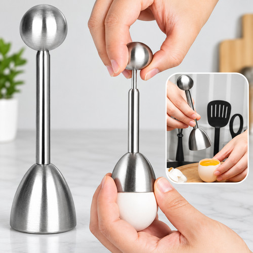 Egg cracker topper eggshell - egg,