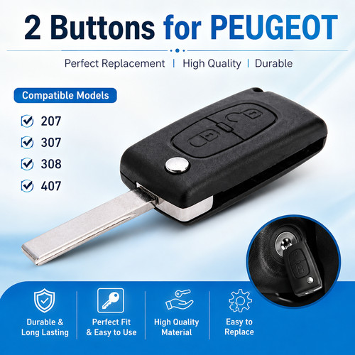 Button replacement flip - replacement, key