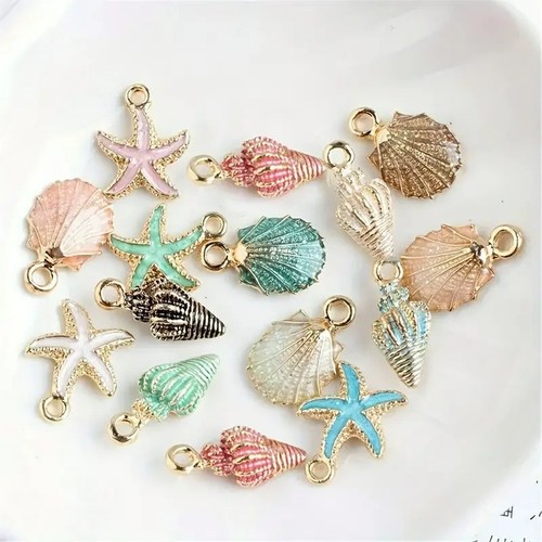 30pcs random pearlescent shell - 30pcs,